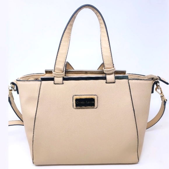 90’s VINTAGE Christian LaCroix Saffanio Leather Tote Bag. Quiet Luxury. - Picture 1 of 8